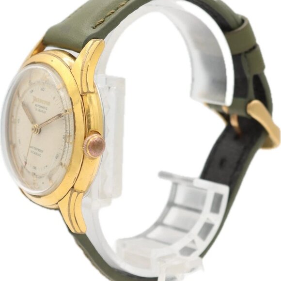 Vintage 34mm Helvetia 106 "Waterproof" Men's Automatic Wristwatch 837 Swiss - Picture 4 of 4